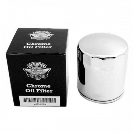 GENUINE HARLEY-DAVIDSON CHROME OIL FILTERS   FIT XL 63796-77A
