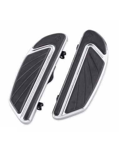 Airflow Footboard Kit - Rider - Chrome