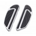 Airflow Footboard Kit - Passenger - Chrome