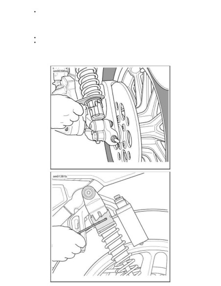 Llave para regulación de los amortiguadores 