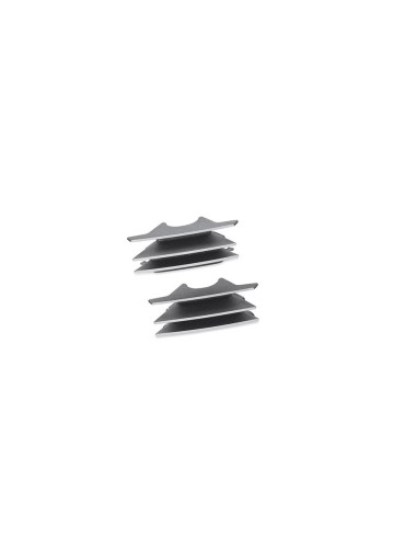 FINNED SPARK PLUG COVERS -BLACK GRANITE