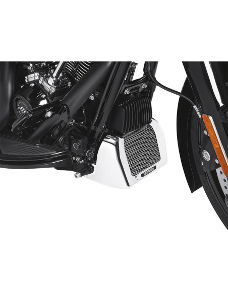 OIL COOLER COVER - CHROME