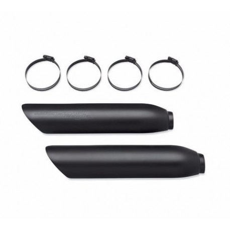 SCREAMIN’ EAGLE® MUFFLER SHIELDS – SLASH CUT - SATIN BLACK