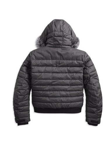 WAYFARER WATER-RESISTANT HOODED RIDING JACKET