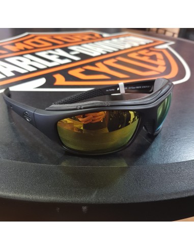 H-D TUNNEL PPZ AMBER GOLD SUNGLASSES