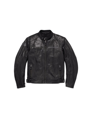 Harley-Davidson® Reflective Skull Leather Jacket