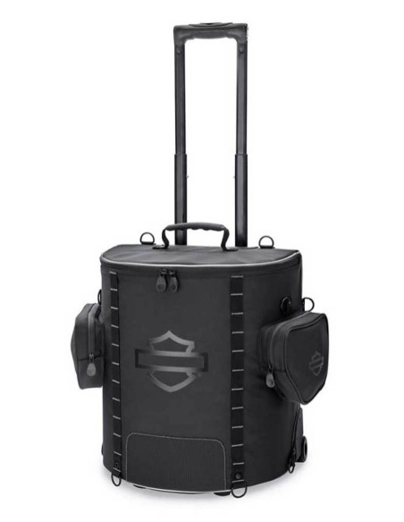 BOLSA HARLEY DAVIDSON DE ASIENTO TRASERO CON RECOGIDA DE EQUIPAJE PREMIUM ONYX