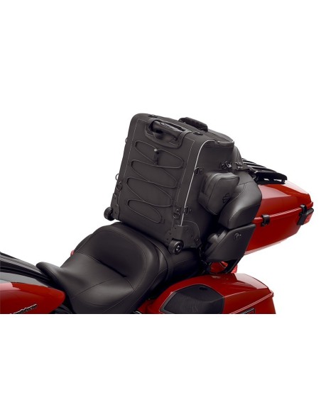 BOLSA HARLEY DAVIDSON DE ASIENTO TRASERO CON RECOGIDA DE EQUIPAJE PREMIUM ONYX