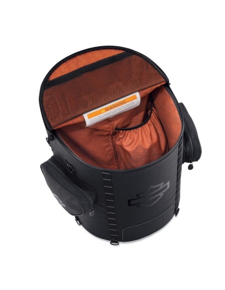 BOLSA HARLEY DAVIDSON DE ASIENTO TRASERO CON RECOGIDA DE EQUIPAJE PREMIUM ONYX