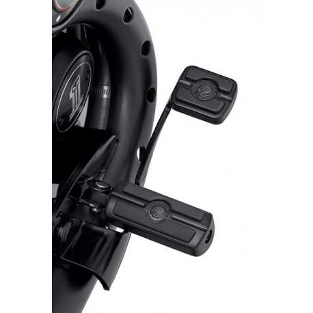 WILLIE G SKULL COLLECTION RIDER FOOTPEGS - BLACK