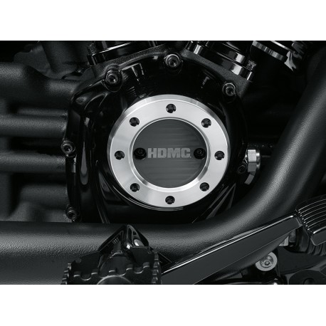 HDMC™ ENGINE TRIM - TIMER COVER - BLACK WITH MACHINED HIGHLIGHTS BY MILWAUKEE-EIGHT ENGINE