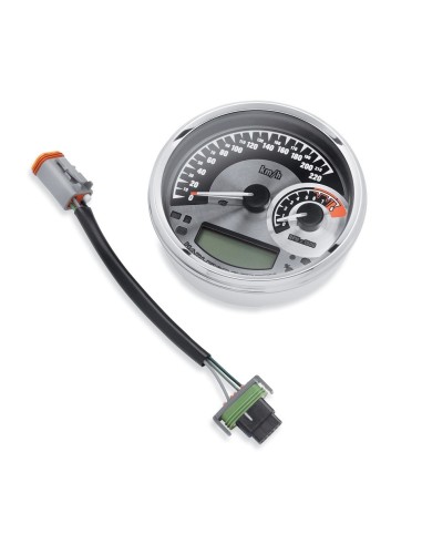 70900071A VELOCÍMETRO Y TACÓMETRO ANALÓGICOS - 5" - ESFERA DE ALUMINIO CENTRIFUGADO, KM/H