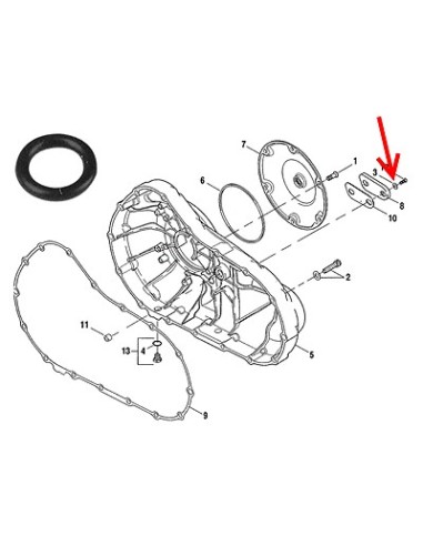 JUNTA TÓRICA TORNILLO TAPA PRIMARIO HARLEY DAVIDSON SPORTSTER 11171