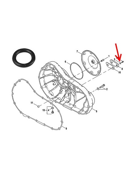 JUNTA TÓRICA TORNILLO TAPA PRIMARIO HARLEY DAVIDSON SPORTSTER 11171