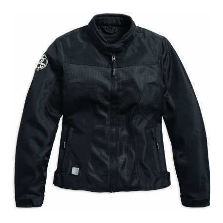 CHAQUETA MUJER HARLEY DAVIDSON -TEXT/MESH,PARKWAY,NEGRA