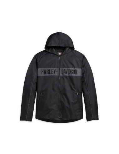 97432-21VM JACKET-WOVEN,BLACK/GREY