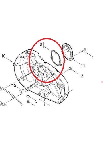 GENUINE BUELL CLUTCH COVER GASKET (G11A)