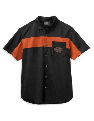 HARLEY-DAVIDSON MEN'S COPPERBLOCK LOGO SHIRT