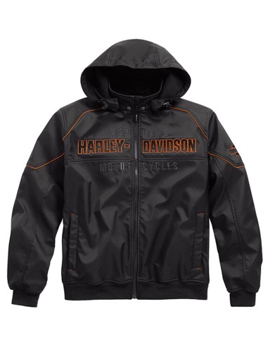 HARLEY-DAVIDSON MEN'S IDYLL WINDPROOF SOFT SHELL JACKET