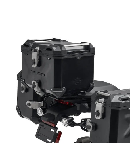 53000816 TOP CASE DE ALUMINIO NEGRO BY HARLEY-DAVIDSON PAN AMÉRICA