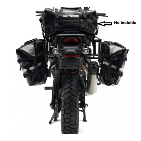 MALETAS LATERALES ADVENTURE SOFT NEGRAS BY HARLEY-DAVIDSON PAN AMÉRICA