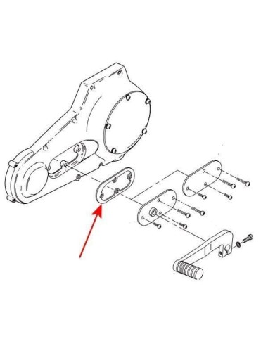 60567-90C JUNTA INSPECCIÓN HARLEY DAVIDSON