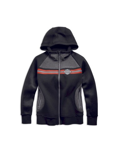 SUDADERA HARLEY DAVIDSON CON CAPUCHA DE MUJER