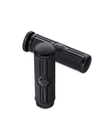 HARLEY DAVIDSON WILLIE G SKULL BLACK GRIPS