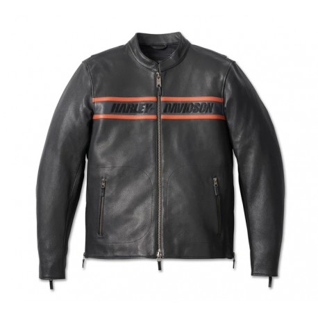 98000-23EM CHAQUETA DE CUERO HARLEY DAVIDSON VICTORY LANE II PARA HOMBRE