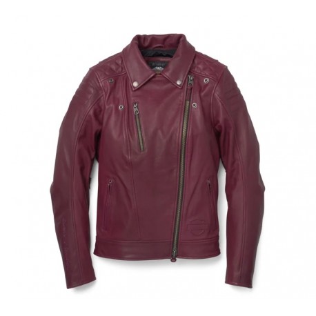 WOMEN'S LEATHER HARLEY DAVIDSON BEZEL JACKET