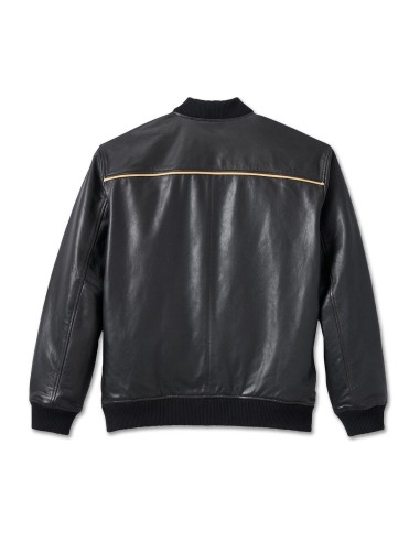 97034-23VM CHAQUETA CUERO HOMBRE HARLEY DAVIDSON 120 TH ANIVERSARIO