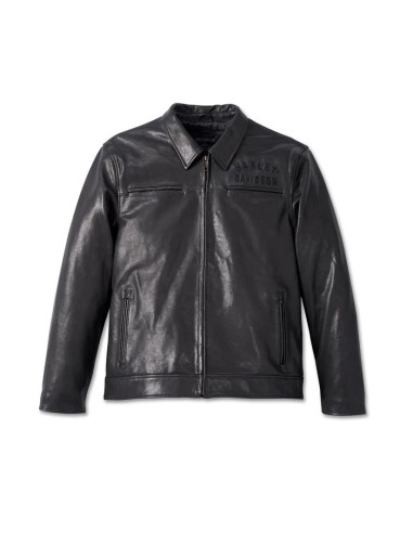 97033-23VM CHAQUETA CUERO HARLEY DAVIDSON ROAD PARA HOMBRE