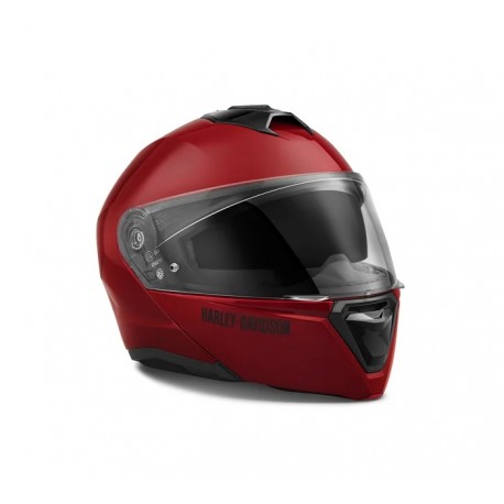 98122-21VX CASCO HARLEY DAVIDSON CAPSTONE SUN SHIELD II H31 MODULAR, ROJO