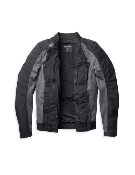 98181-22EW CHAQUETA DE MALLA HARLEY DAVIDSON ZEPHYR PARA MUJER CON FORRO CON CREMALLERA