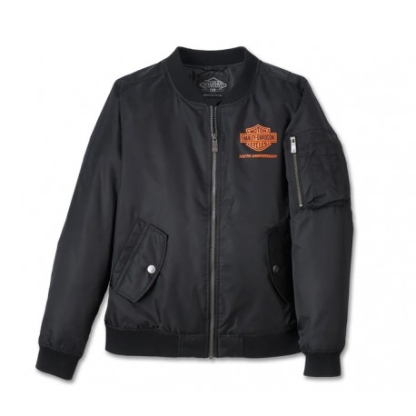 97556-23VW CHAQUETA BOMBER MUJER 120 ANIVERSARIO HARLEY DAVIDSON