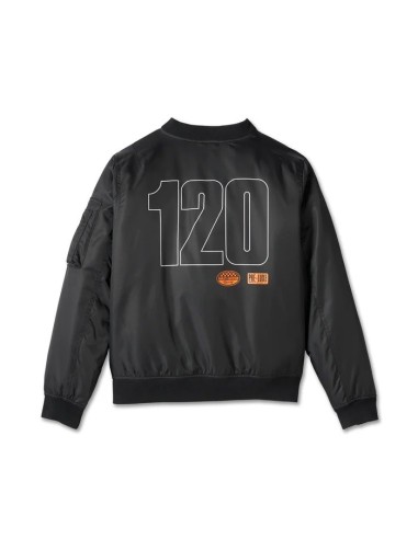 97556-23VW CHAQUETA BOMBER MUJER 120 ANIVERSARIO HARLEY DAVIDSON