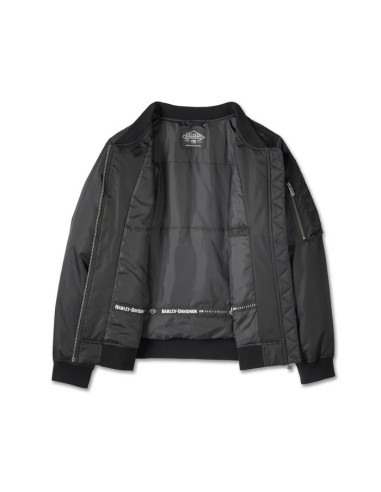 97556-23VW CHAQUETA BOMBER MUJER 120 ANIVERSARIO HARLEY DAVIDSON