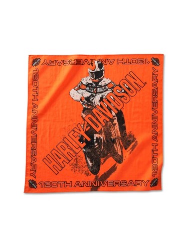 BANDANA HARLEY DAVIDSON RACING NARANJA