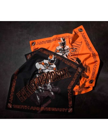 PAÑUELO HARLEY DAVIDSON NEGRO RACING 120TH ANIVERSARIO