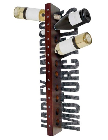 H-D MOTORCYCLES WINE RACK
