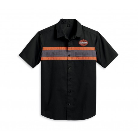 Camisa Harley Davidson Performance Manga Corta Hombre