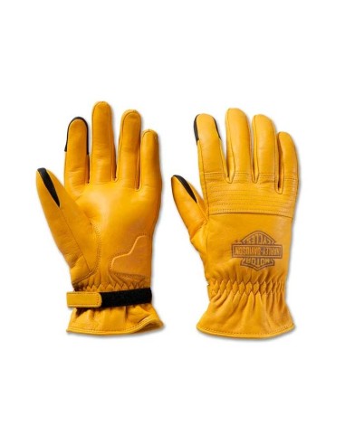 GUANTES HOMBRE HARLEY DAVIDSON PIEL-NATURAL