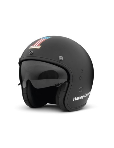 Harley Davidson Classic 1 X14 Sun Shield 3/4 Helmet