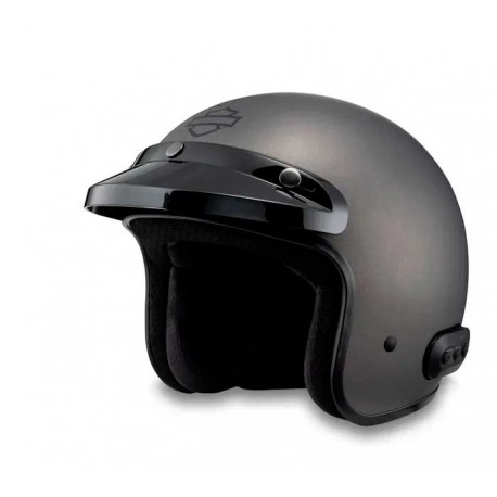 CASCO HARLEY DAVIDSON FURY N04 BLUETOOTH 3/4 – MATTE SILVER 98010-23EX