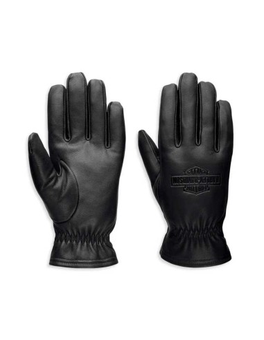 Full Speed Leather Gloves para hombre - Black Leather