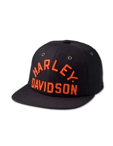 Gorra Harley Davidson sin estructura Staple - Negro