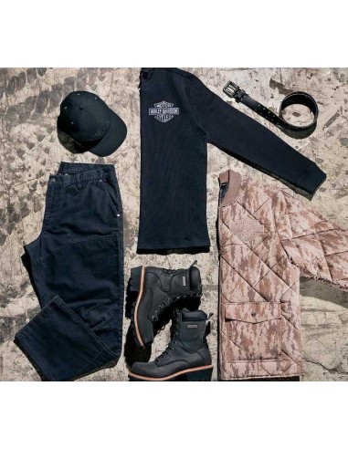 Gorra Harley Davidson Bar & Shield Strapback Hat-Negra