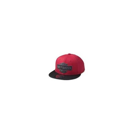 Gorra Harley Davidson Bar & Shield Snapback - Burdeos