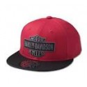 Harley Davidson Bar & Shield Snapback Cap - Merlot