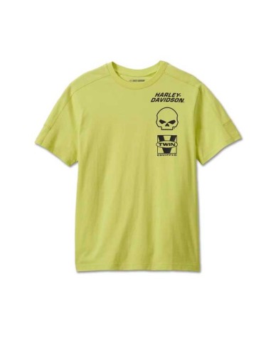 Harley Davidson Men's Street Machine Tee - Wild Lime